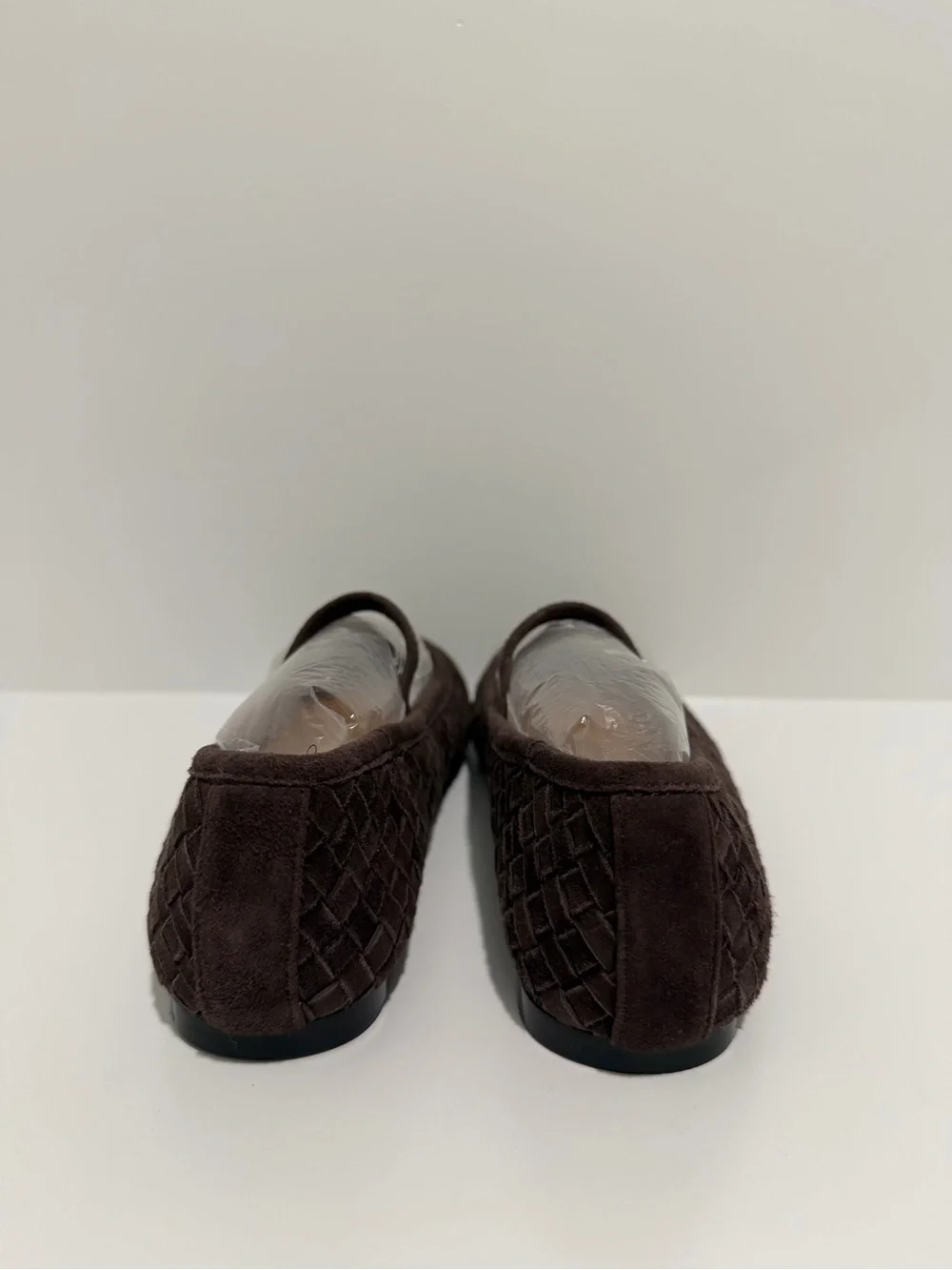NEW Madewell The Greta Ballet Flat in Woven Dark Roast Suede NU879 $138 size 7
